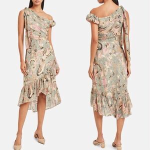 Ulla Johnson Uma Birds Of Paradise Voile Dress Ivory